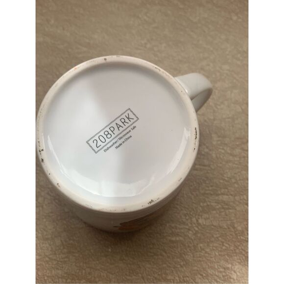 THACKERY BINX Coffee Mug- 208Park Black Cat Ceramic Cup RETRO Flying Pumpkin - Picture 6 of 6